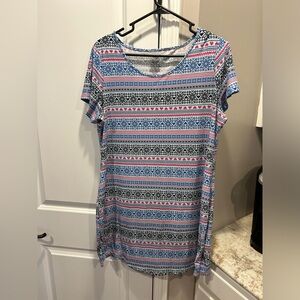 Women’s Secret Treasures Short Sleeve Pajama Sleep Shirt Small Medium